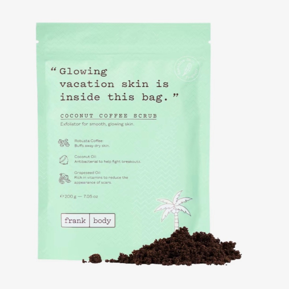 Frank Bodt Coconut Coffee Scrub 7 OZ